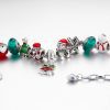 Fashion Christmas Tree Bell Alloy Enamel Women's Bracelet - Image 2