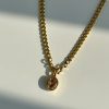 Stainless Steel Zircon Plating Inlay Pendant Long Necklace - Image 3