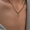 Stainless Steel Zircon Plating Inlay Pendant Long Necklace - Image 4