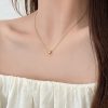 Jewelry IG Style Simple Style Heart Shape Titanium Steel Plating Necklace - Image 2