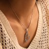 Elegant Vacation Heart Shape 304 Stainless Steel Shell 18K Gold Plated Inlay Earrings Necklace - Image 3